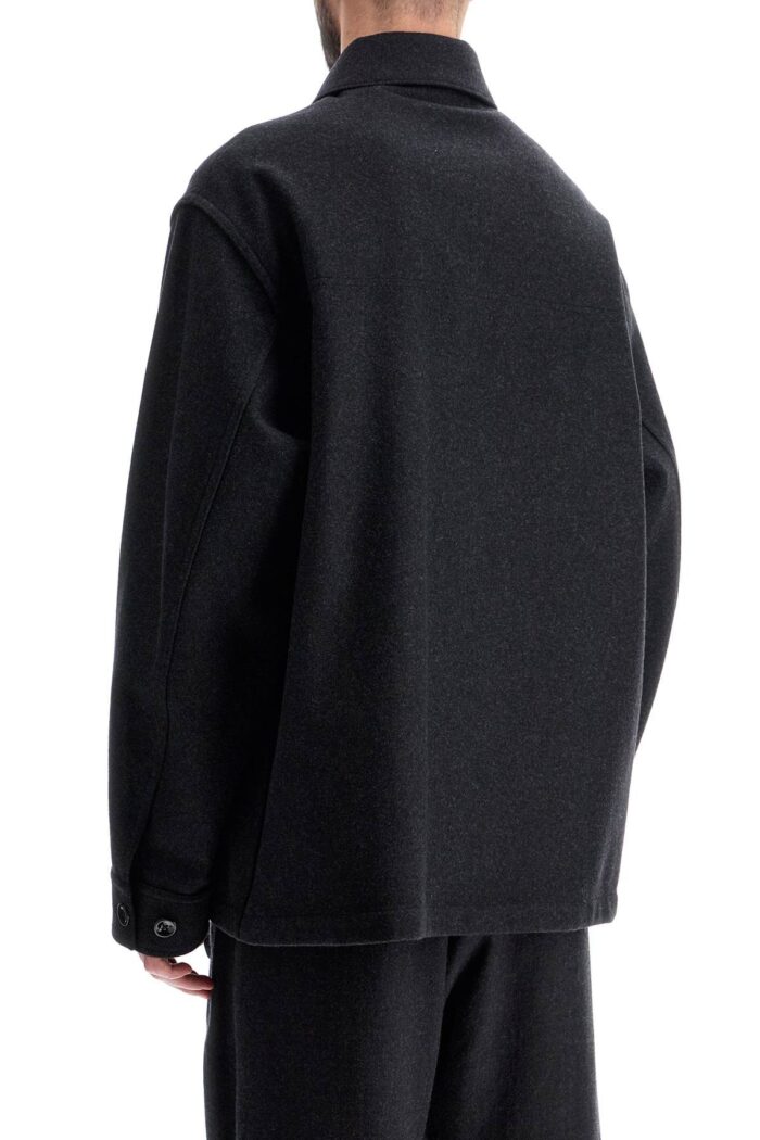 LEMAIRE Wool Felt Overshirt In