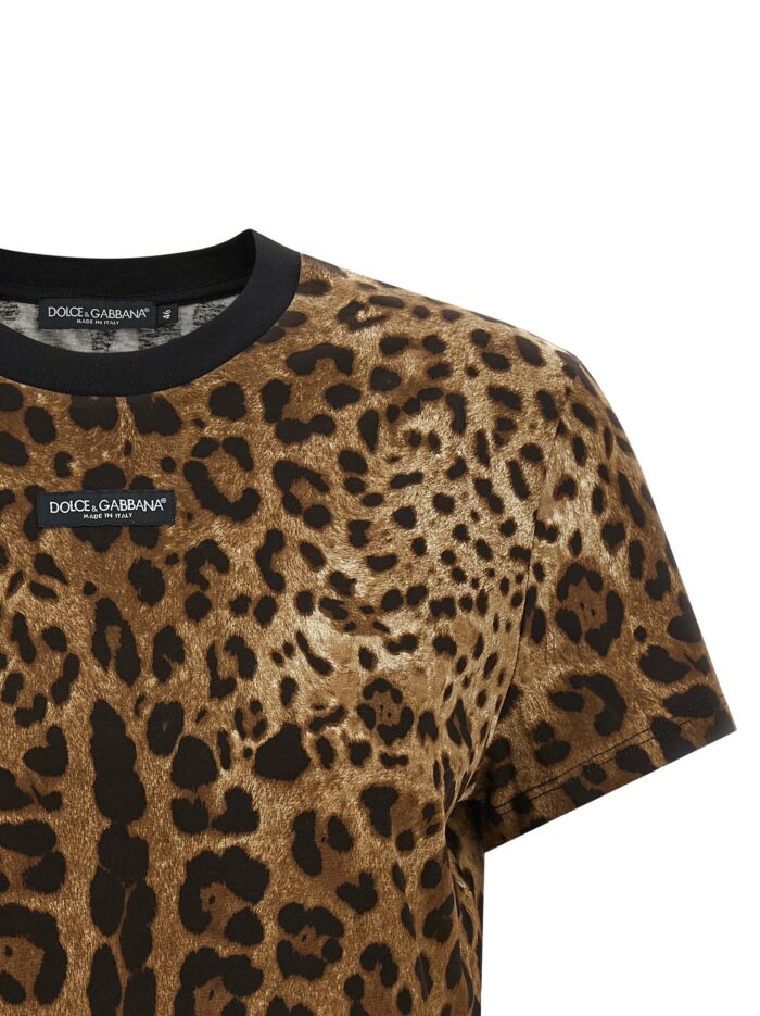 Dolce & Gabbana 'Leo' Cropped T-shirt