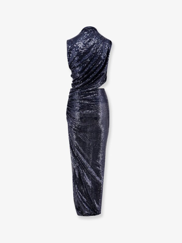 AMAZUÌN Leo Stretch Tulle Dress With Sequins