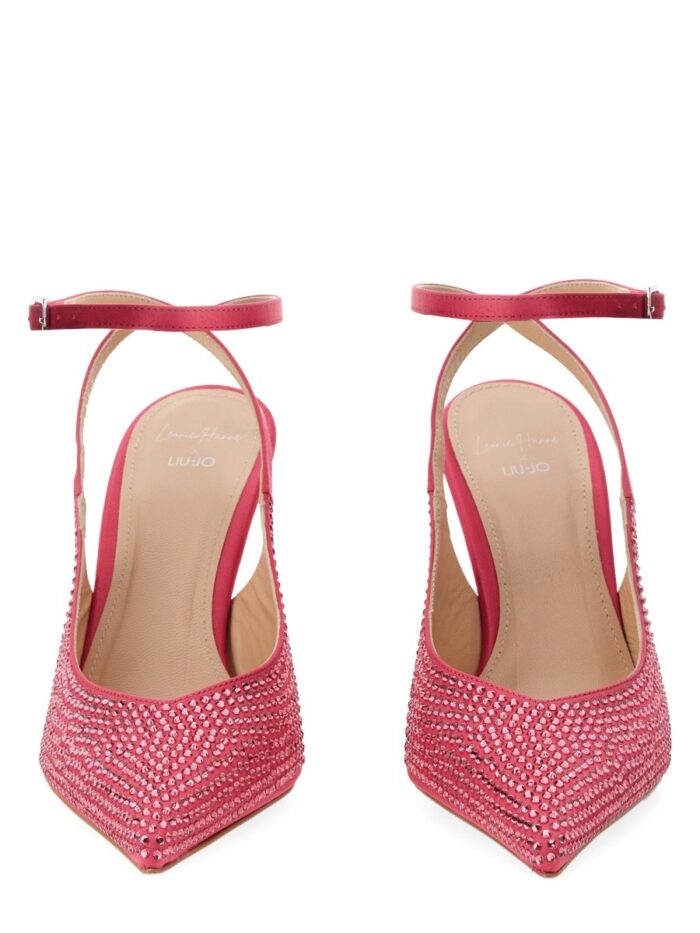 LEONIE HANNE X LIU JO SATIN SLINGBACK