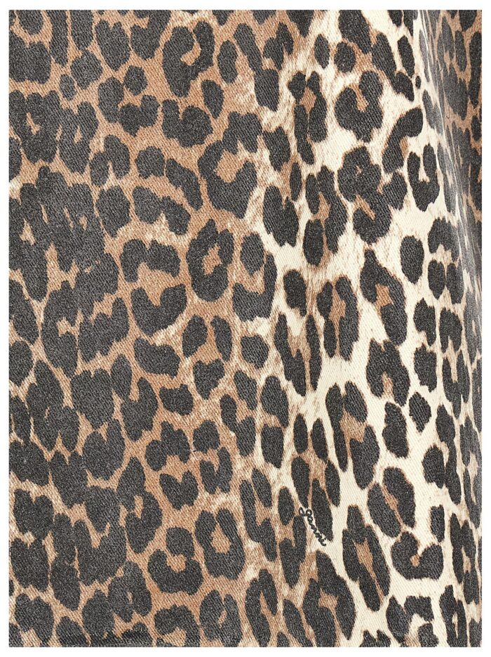 GANNI Leopard Mini Dress