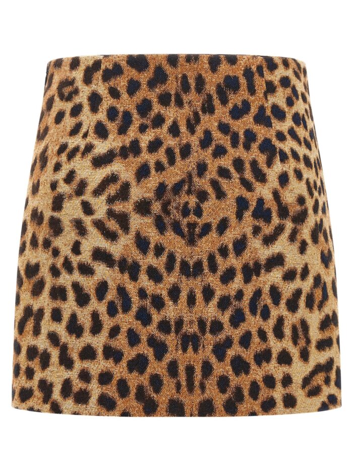 FEDERICA BONIFACI 'Leopard' Mini Skirt