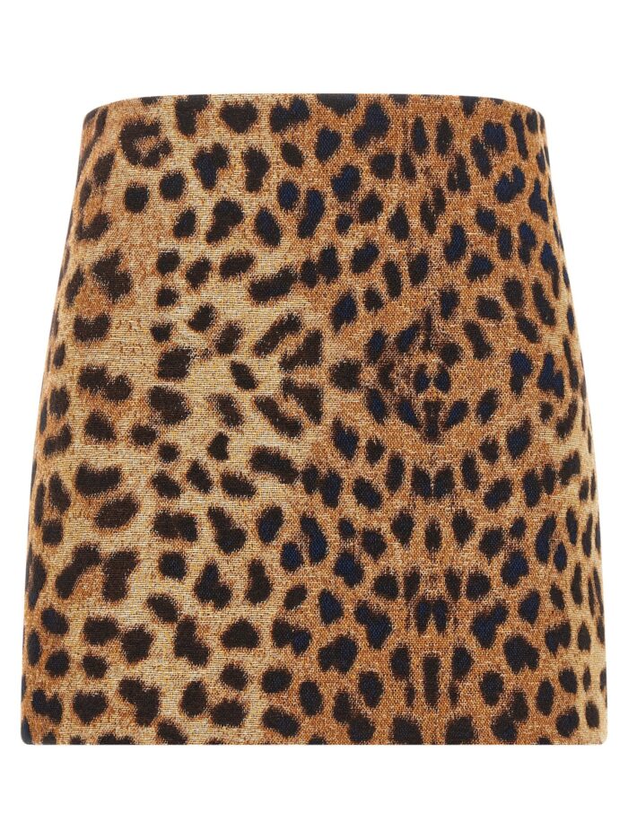 FEDERICA BONIFACI 'Leopard' Mini Skirt