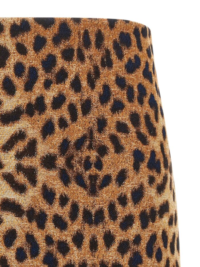 FEDERICA BONIFACI 'Leopard' Mini Skirt