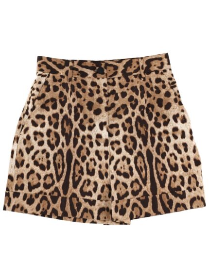 Dolce & Gabbana Leopard Print Shorts
