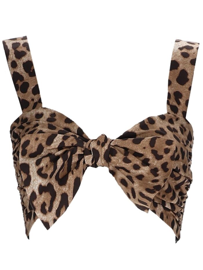 dolce & gabbana leopard print top Dolce & Gabbana Leopard Print Top