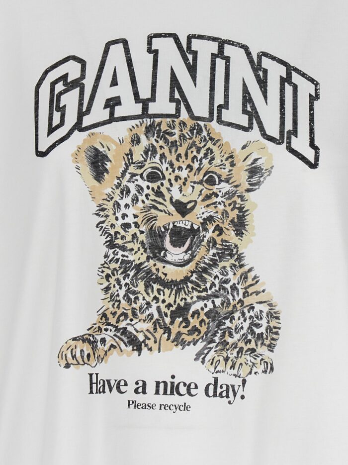 GANNI 'Leopard' T-shirt