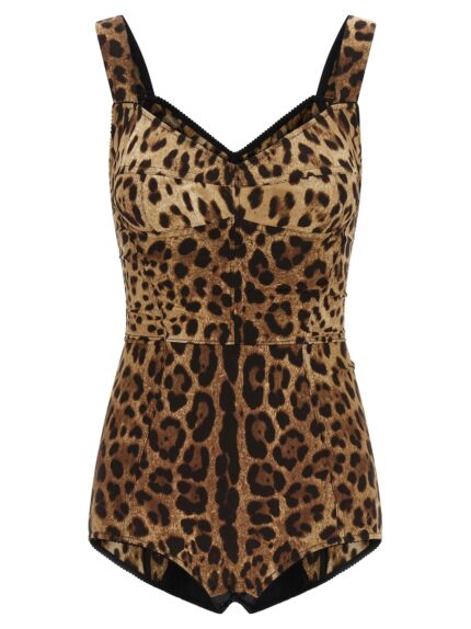 Dolce & Gabbana 'Leopardo' Bodysuit