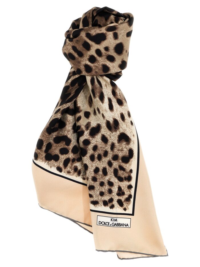 dolce & gabbana 'leopardo' scarf Dolce & Gabbana 'Leopardo' Scarf
