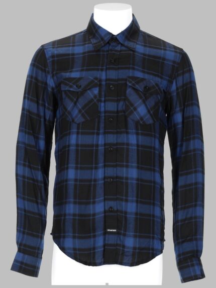 LES ARTISTS CAMICIA A QUADRI CON LOGO