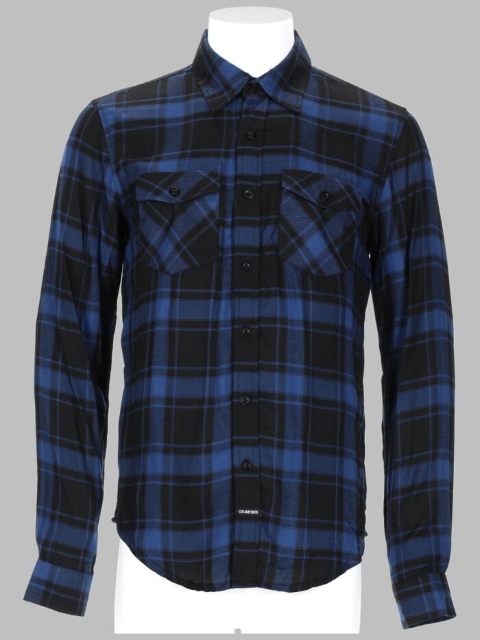 les artists camicia a quadri con logo LES ARTISTS CAMICIA A QUADRI CON LOGO