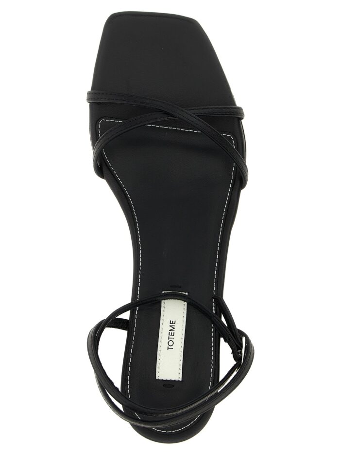 TOTEME 'Letaher Crossover' Sandals