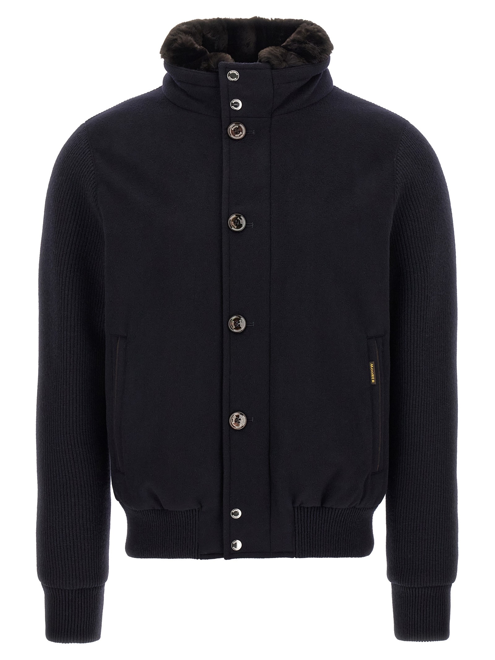 Moorer 'Levion' Wool And Cashmere Bomber Jacket