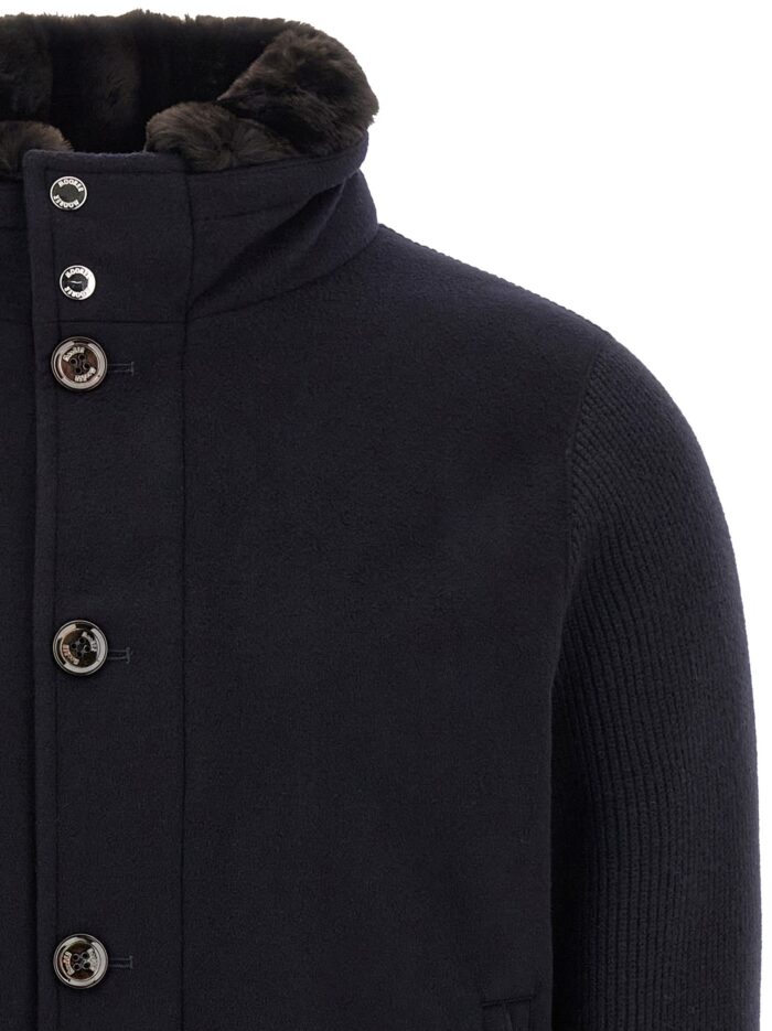 Moorer 'Levion' Wool And Cashmere Bomber Jacket