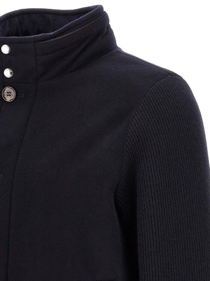 Moorer 'Levion' Wool And Cashmere Bomber Jacket