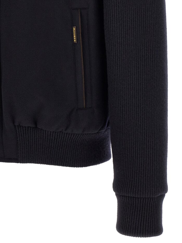 Moorer 'Levion' Wool And Cashmere Bomber Jacket