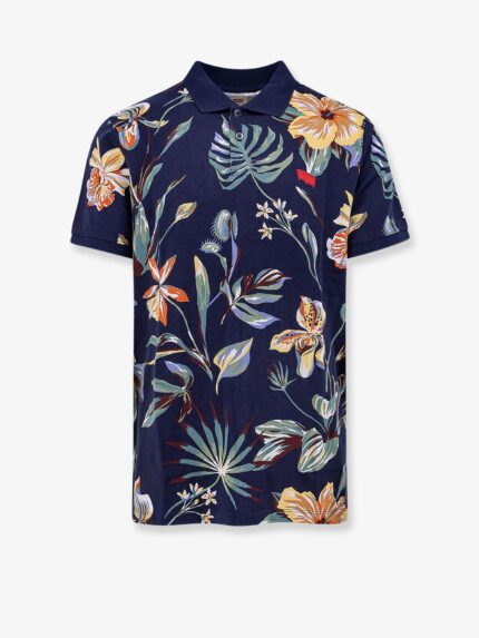 Levi's Housemark Printed Cotton Polo Shirt