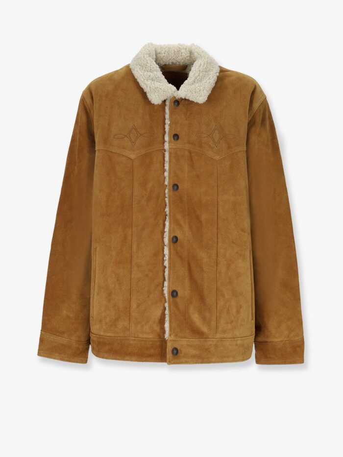Levi's Suede Jacket With Faux Fur Lining