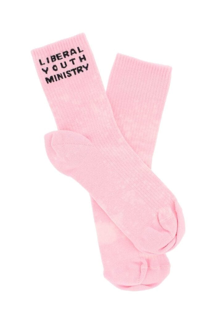 Liberal Youth Ministry Logo Sport Socks