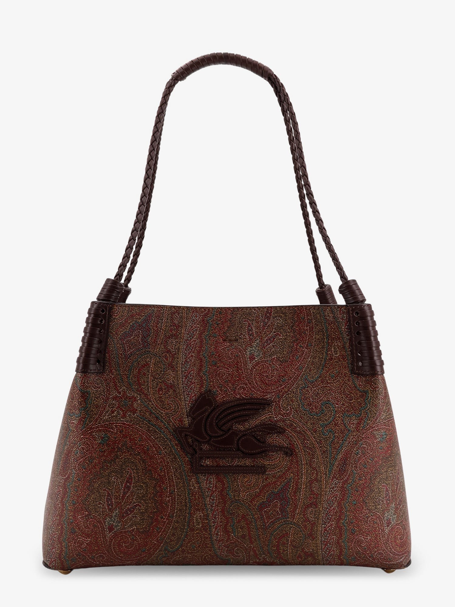Etro Libra M Arnica Paisley Fabric Shopping Bag
