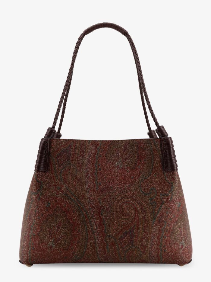 Etro Libra M Arnica Paisley Fabric Shopping Bag