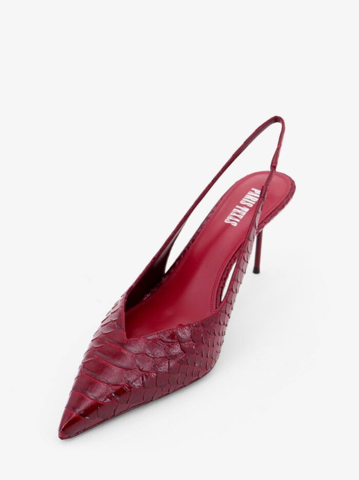 PARIS TEXAS Lidia 70 Pumps With Python Print