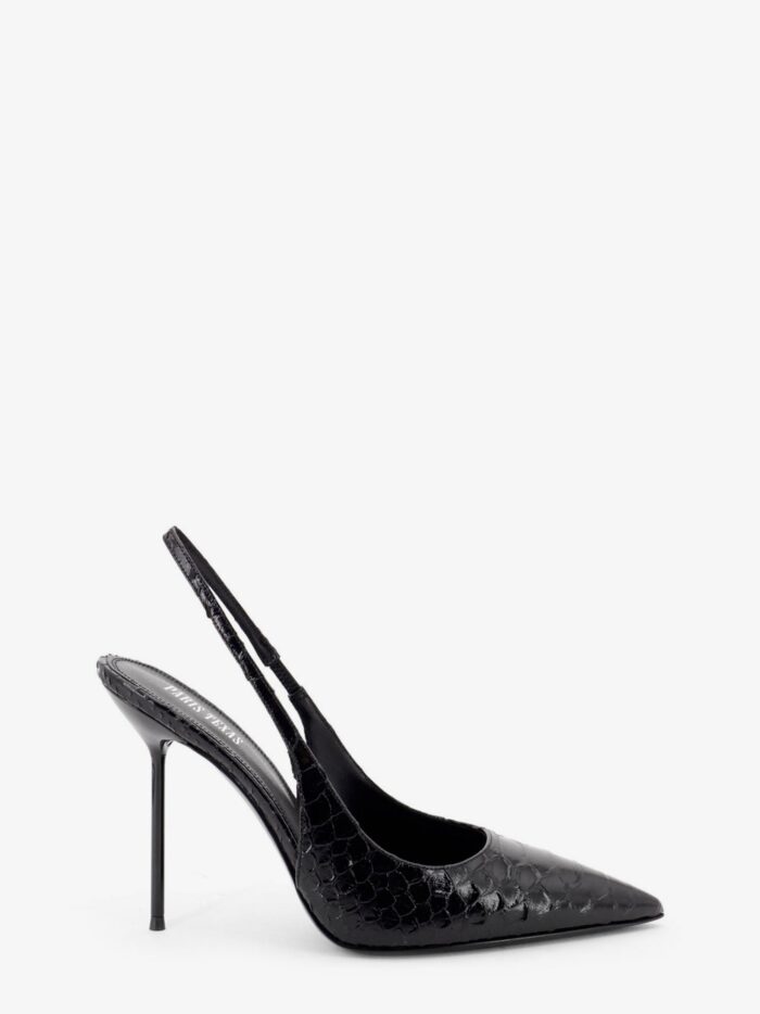 paris texas lidia pump in leather with python print PARIS TEXAS Lidia Pump In Leather With Python Print