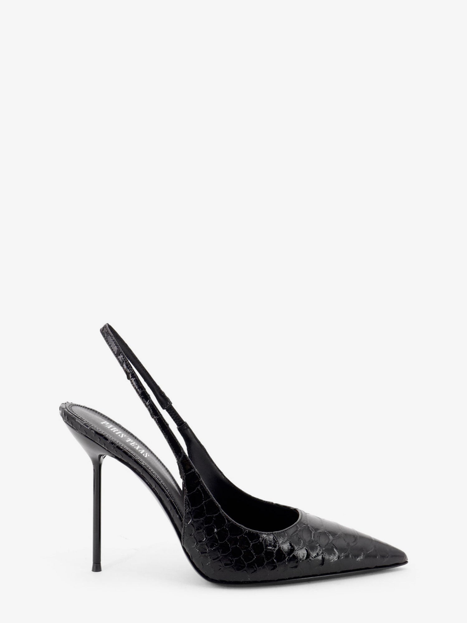 PARIS TEXAS Lidia Pump In Leather With Python Print