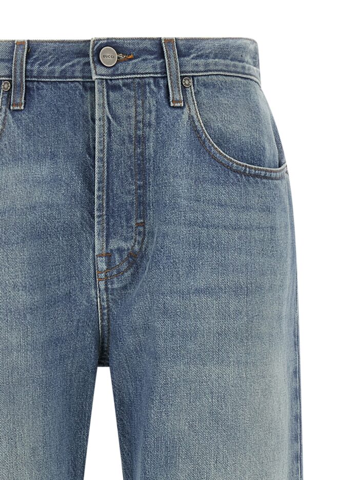 Gucci Light Blue High Waist Jeans