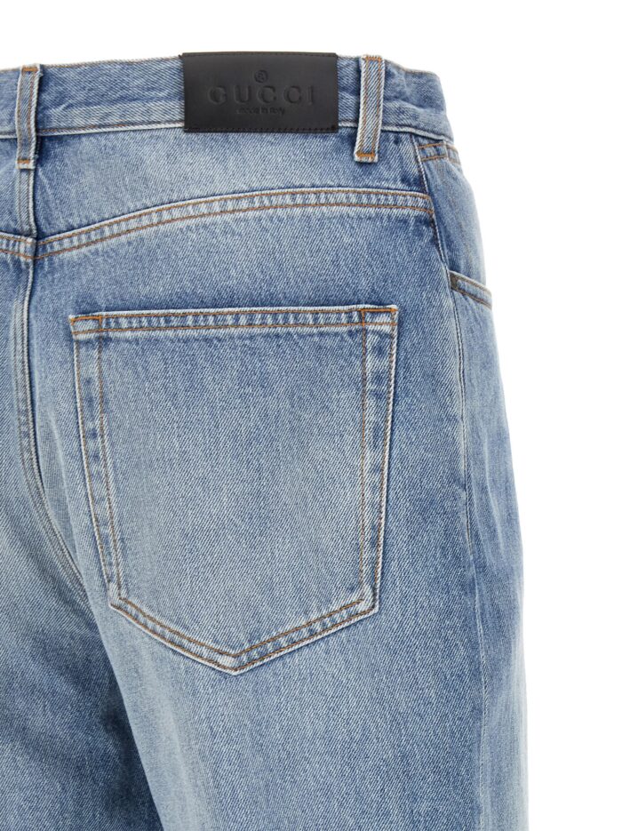 Gucci Light Blue Jeans Delavé