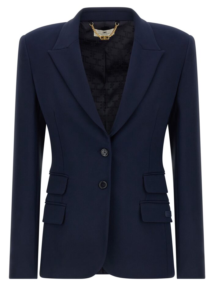 Elisabetta Franchi Light Crêpe Blazer