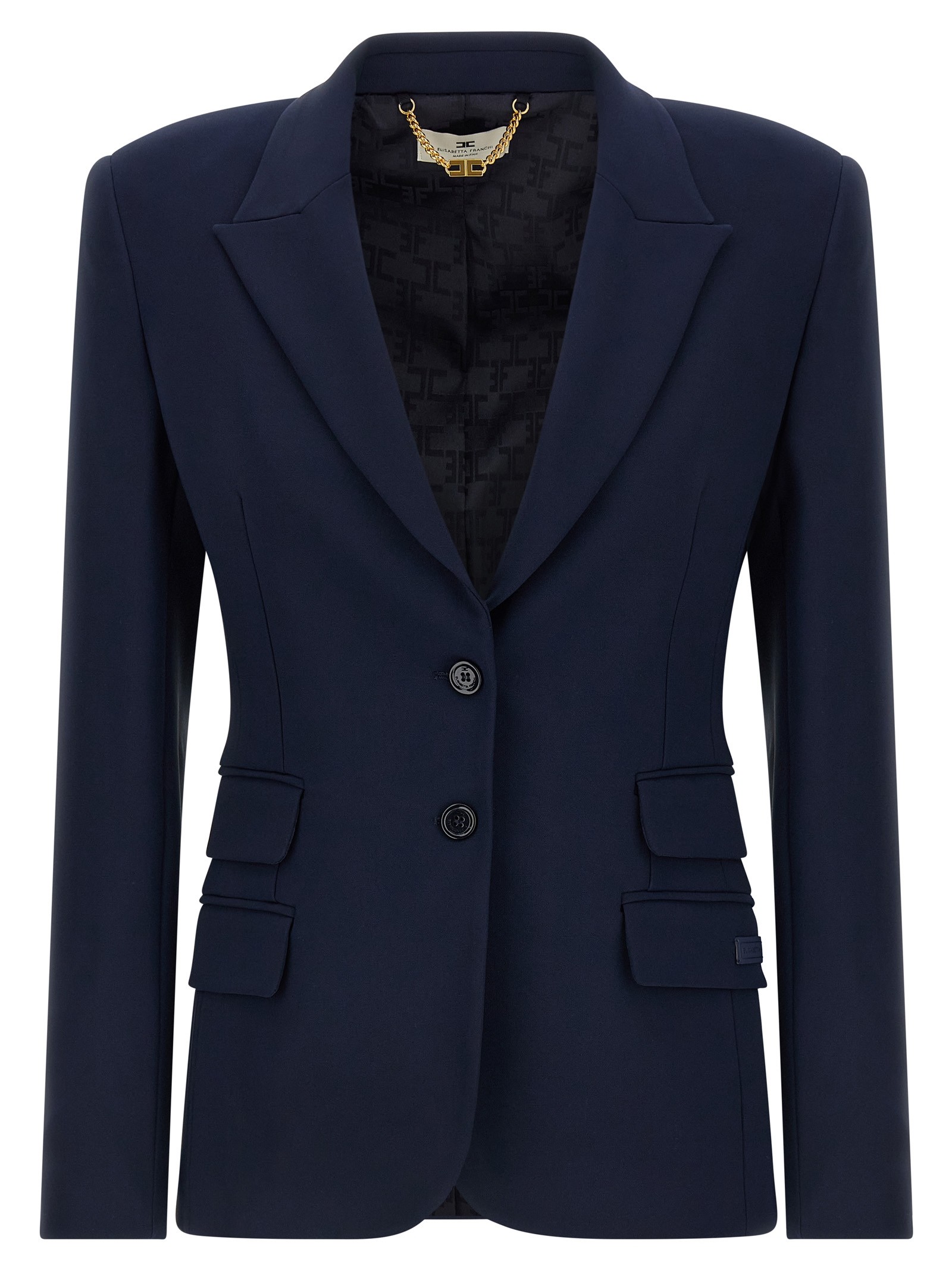 Elisabetta Franchi Light Crêpe Blazer