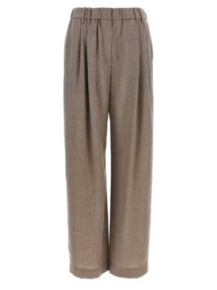 Brunello Cucinelli Light Pants With Pleats