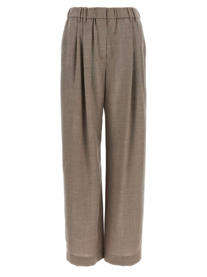 brunello cucinelli light pants with pleats Brunello Cucinelli Light Pants With Pleats