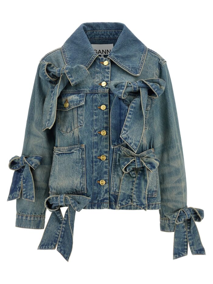 ganni 'light rigid denim' jacket GANNI 'Light Rigid Denim' Jacket