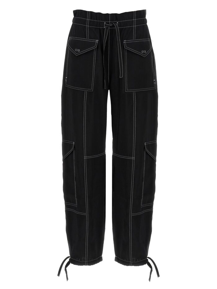 ganni 'light slub pocket' pants GANNI 'Light Slub Pocket' Pants