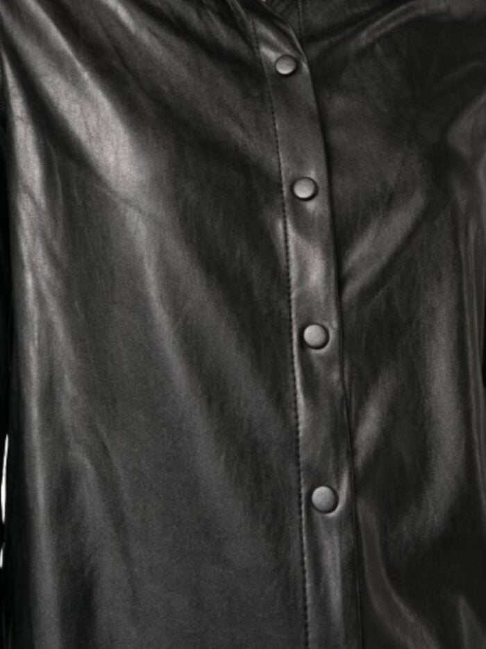 Light Textile Leather Shirt