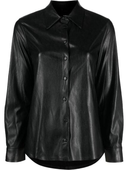 Light Textile Leather Shirt