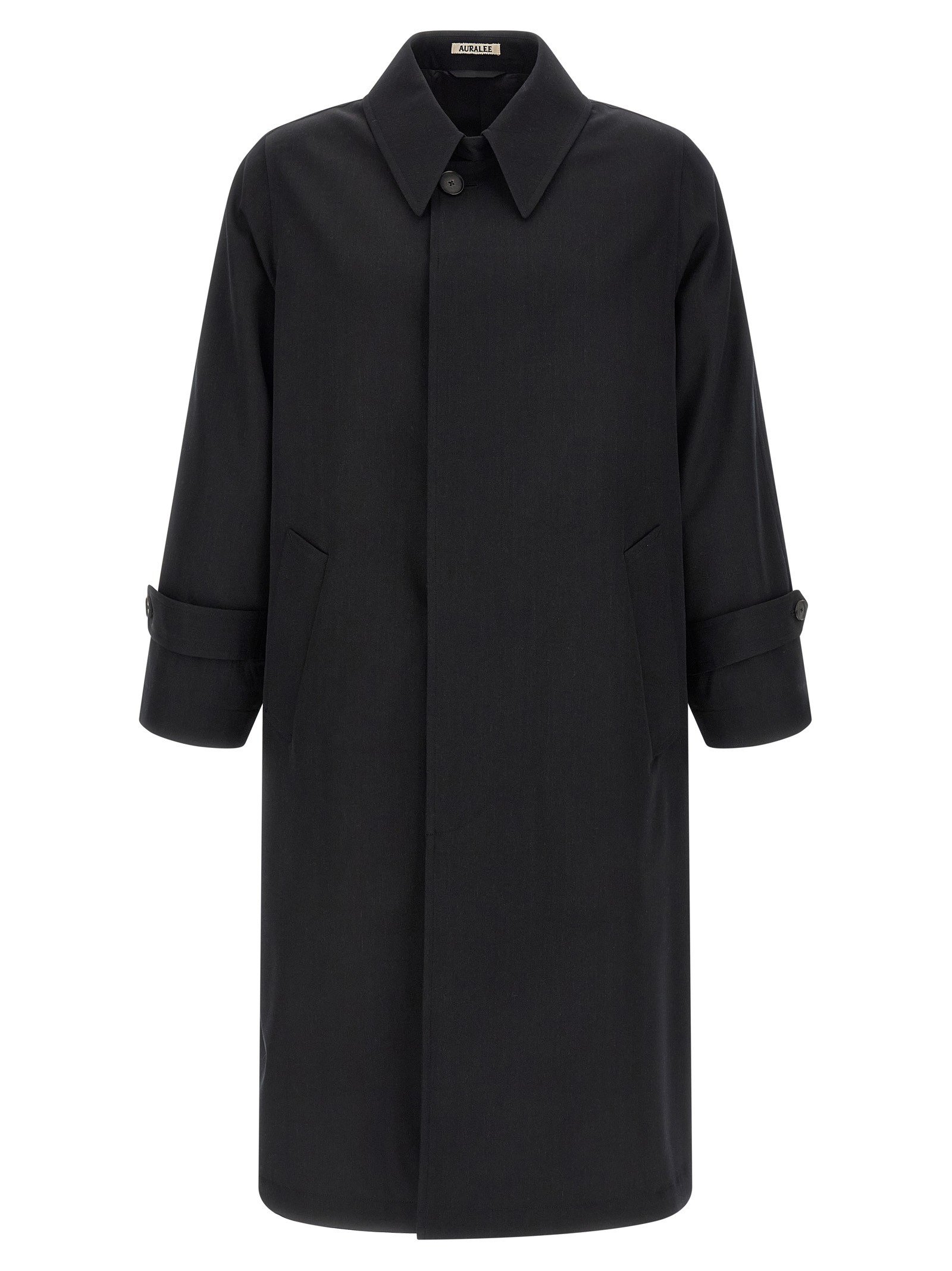AURALEE 'Light Wool Gabardine' Trench Coat