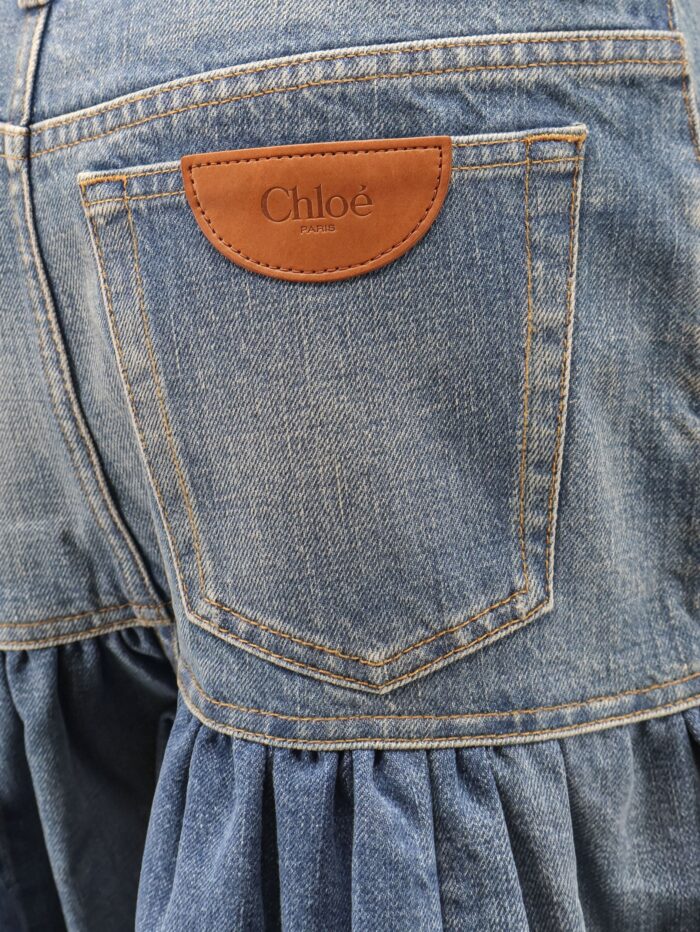 CHLOE' Lightweight Cotton Denim Fabric Skirt/trousers