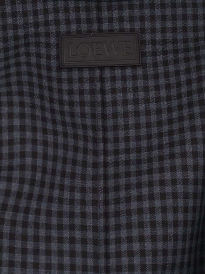 LOEWE Lightweight Wool Jacket With A Check Pattern