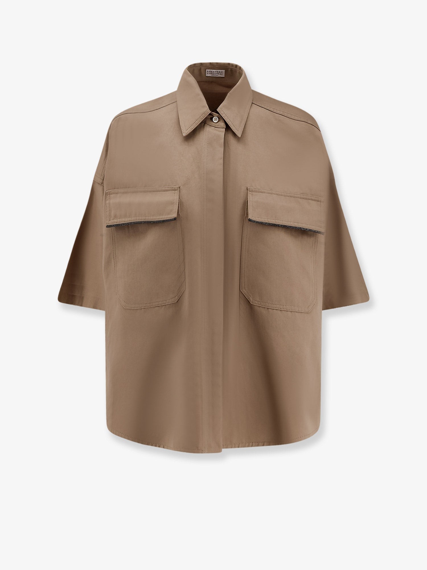 Brunello Cucinelli Linen And Cotton Blend Shirt