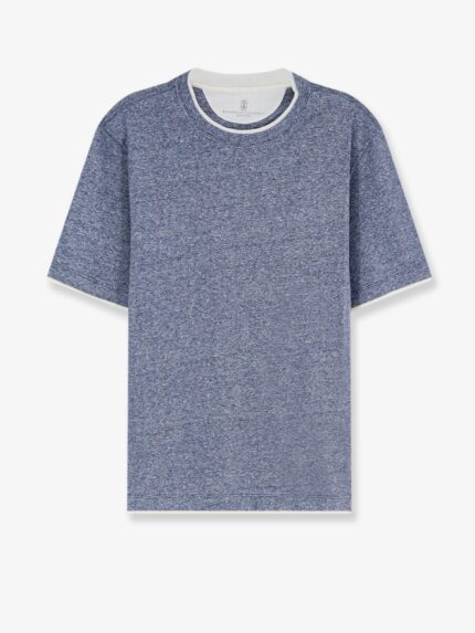 Brunello Cucinelli Linen And Cotton Blend T-shirt