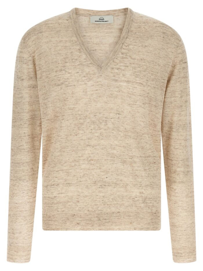 riviera project linen and silk sweater RIVIERA PROJECT Linen And Silk Sweater