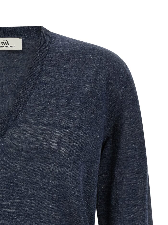 RIVIERA PROJECT Linen And Silk Sweater