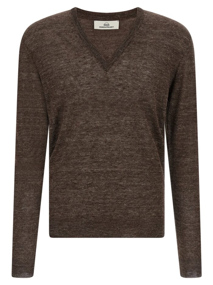 riviera project linen and silk sweater RIVIERA PROJECT Linen And Silk Sweater