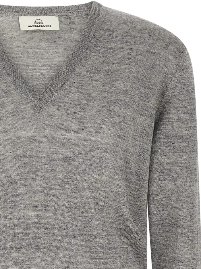 RIVIERA PROJECT Linen And Silk Sweater