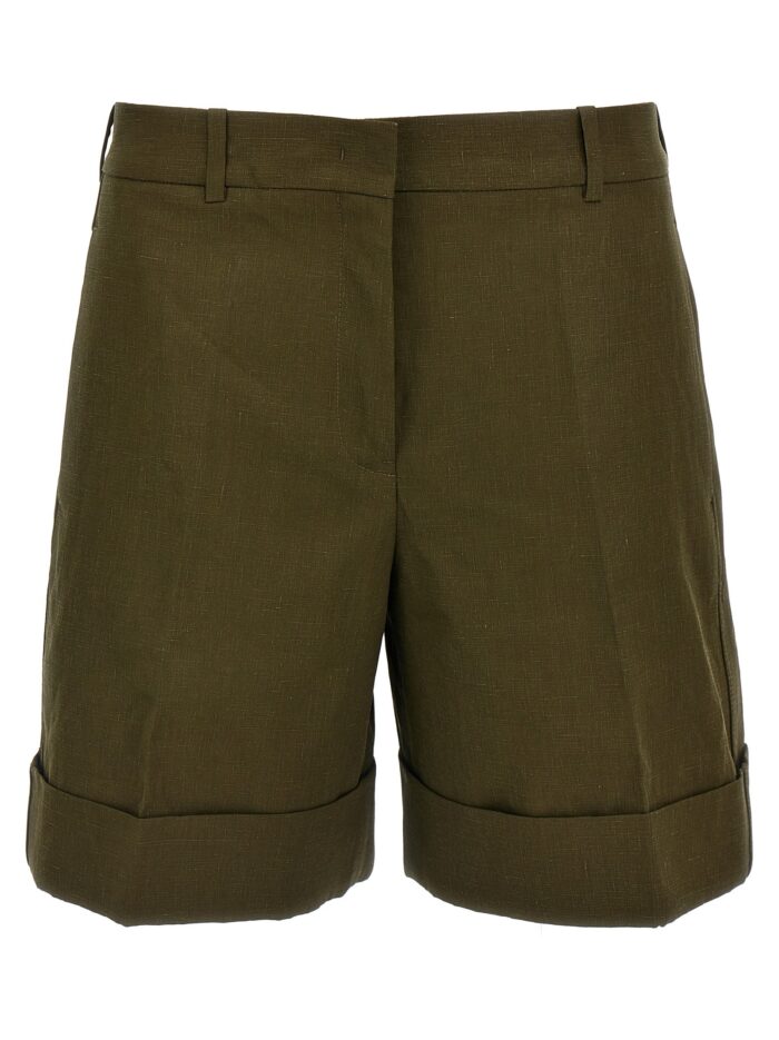 jil sander linen bermuda shorts JIL SANDER Linen Bermuda Shorts