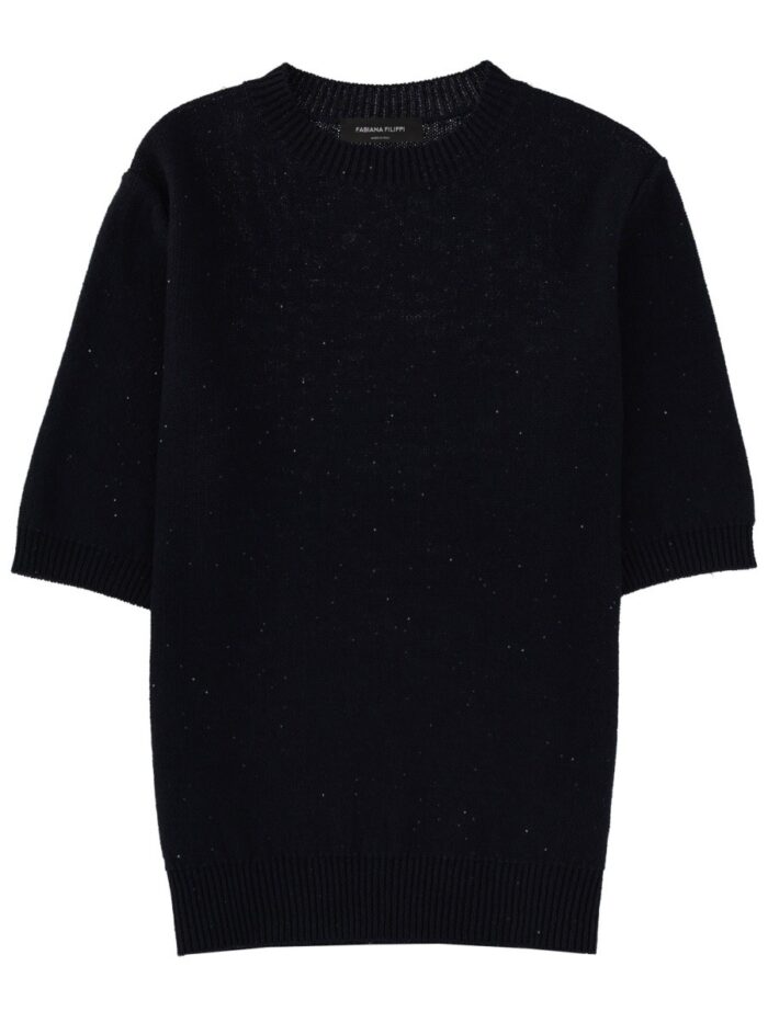 fabiana filippi linen blend t shirt Fabiana Filippi Linen Blend T-shirt
