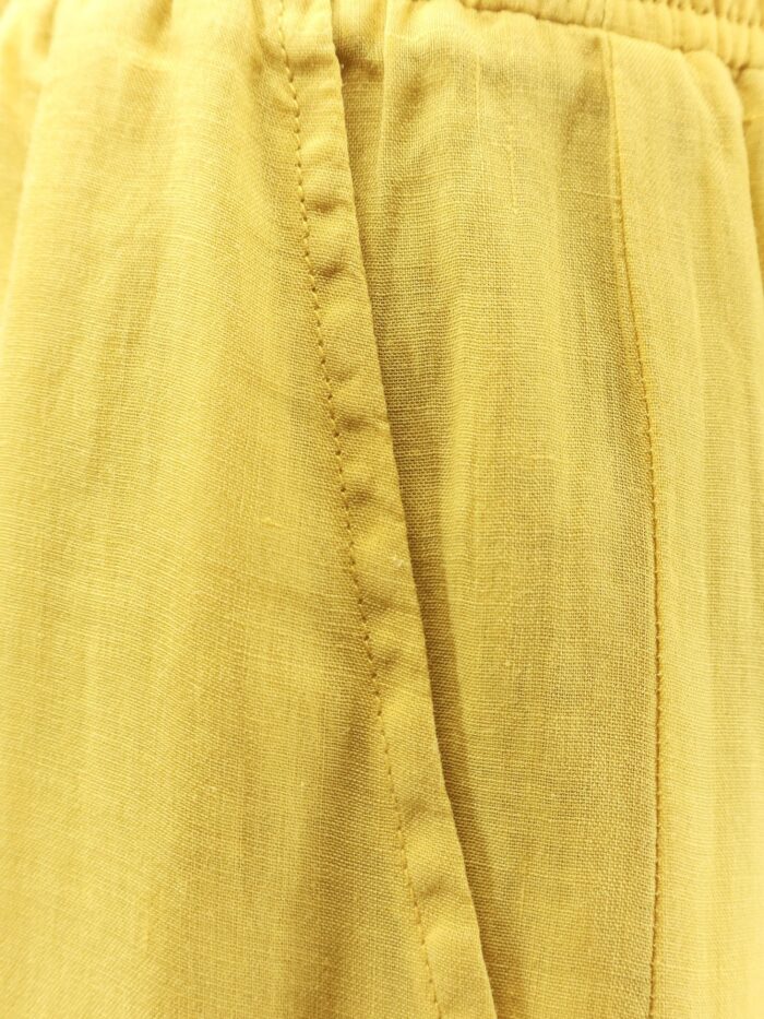 Nude Linen Blend Trousers
